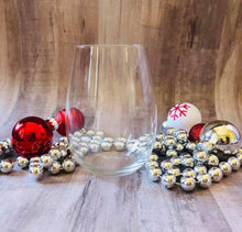 Load image into Gallery viewer, Custom Stemless Glass Drinkware with Vinyl and/or Glitter (Chocol8's Crafts & Confections) | Custom Creations