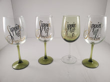 Load image into Gallery viewer, Custom Stemmed Drinkware with Vinyl and/or Glitter (Chocol8&#39;s Crafts &amp; Confections) | Custom Creations
